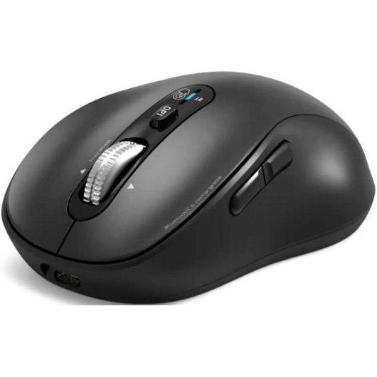 Ratón PORT DESIGNS 900720 Bluetooth 3200DPI Noir Rechargeable Multidispositif