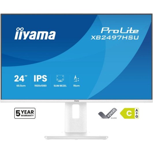 Écran PC iiyama ProLite XB2497HSU-W1 24" Full HD 120Hz IPS Hub USB Réglable