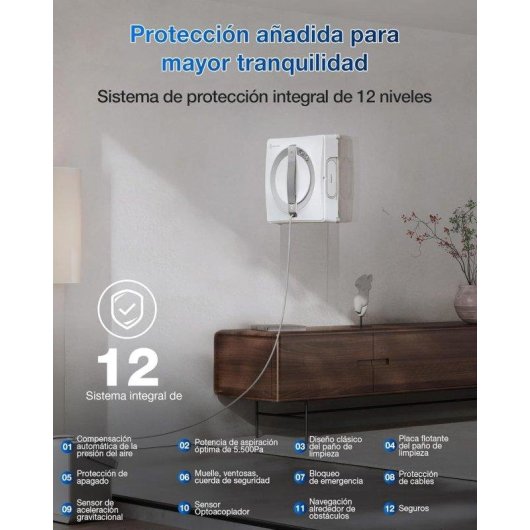 Robot Ecovacs Winbot W2 Pro Omni Triple Pulvérisation Station Multifonction