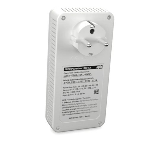 Adaptateur Powerline Fritz 1240 AX WLAN Set Wi-Fi 6 1200 Mbps Gigabit Ethernet