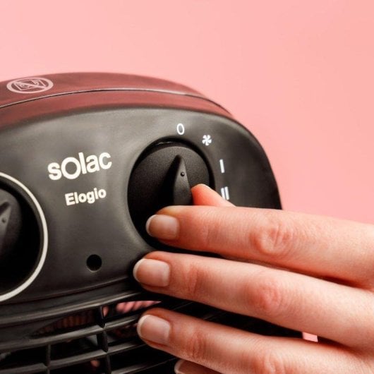 Calefactor Termoventilador Solac Elogio 2000W Termostato Protector Térmico