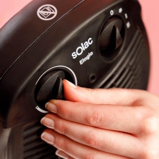 Calefactor Termoventilador Solac Elogio 2000W Termostato Protector Térmico