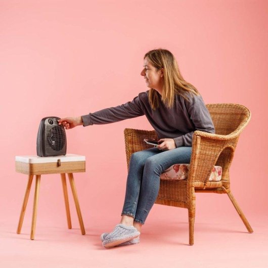 Calefactor Termoventilador Solac Elogio 2000W Termostato Protector Térmico