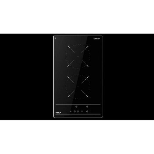 Encimera vitrocerámica Teka TZC 32000 TTC 2 zonas control táctil 30 cm negra