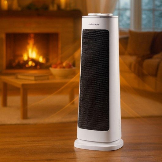 Calefactor Cerámico Mellerware Homy 2000W Oscilante Bajo Consumo