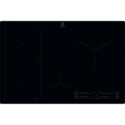 Kochfeld Electrolux Serie 700 KIS82453I Induktion 80 cm 4 Zonen schwarz