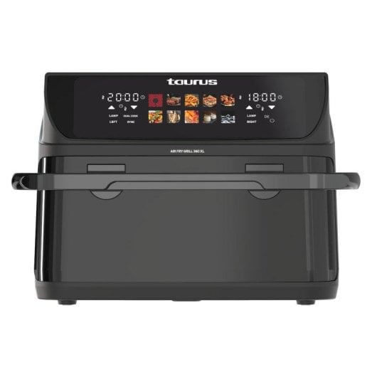 Freidora de Aire Taurus Grill 360 XL 10L 2800W con Cestillo Divisible y 10 Programas