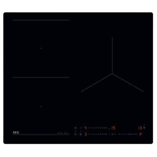 Plaque AEG TO63IQ0BIB induction 3 zones 60 cm PowerBoost Hob2Hood