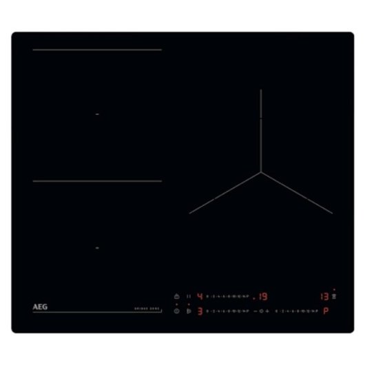 Plaque AEG TO63IQ0BIB induction 3 zones 60 cm PowerBoost Hob2Hood