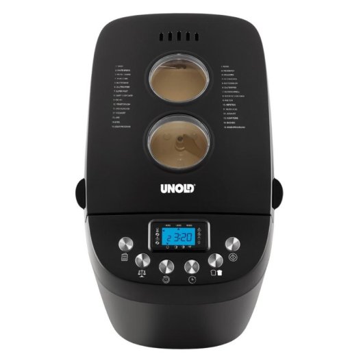 Panificadora UNOLD 68525 1,5 kg LCD 15 programmes fonction sans gluten