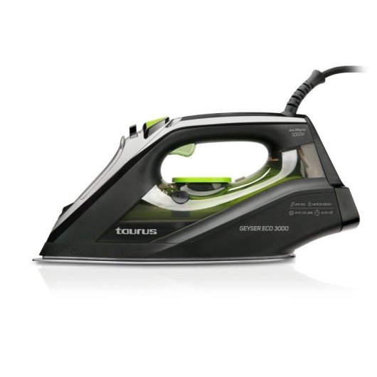 Plancha de vapor Taurus Geyser Eco 3000 3000W suela anodizada golpe 200 g/min