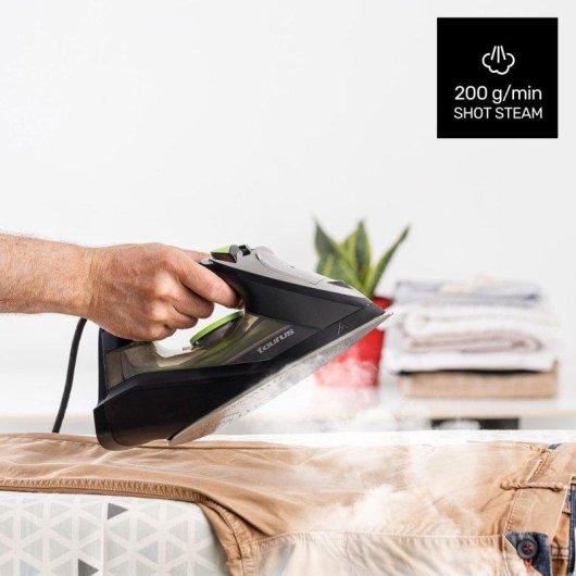 Plancha de vapor Taurus Geyser Eco 3000 3000W suela anodizada golpe 200 g/min