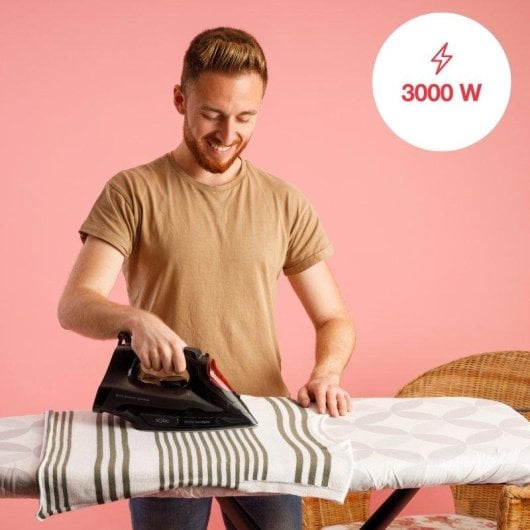 Plancha de vapor Solac Solution PV2490 3000W suela cerámica antical y antigoteo