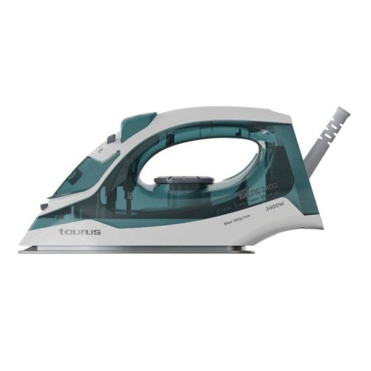 Plancha Taurus Baltic 2400W suela teflón vapor vertical antical antigoteo azul