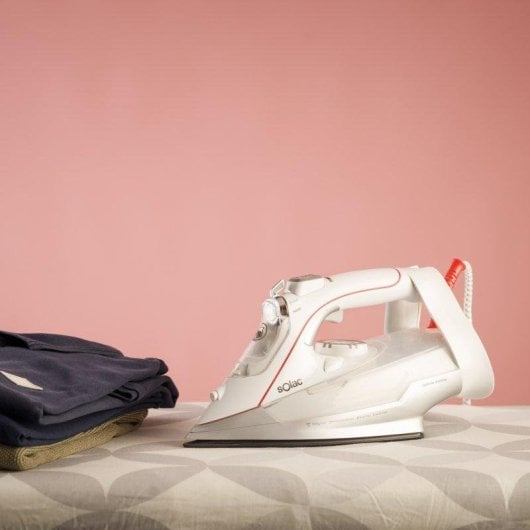 Plancha Solac Optima 3000W suela cerámica vapor 180g/min antical antigoteo