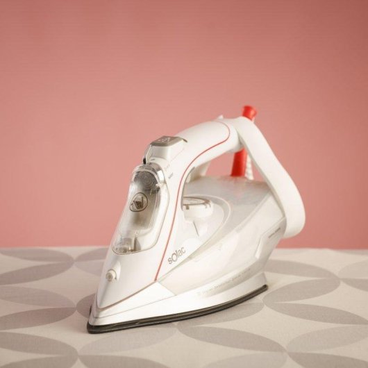 Plancha Solac Optima 3000W suela cerámica vapor 180g/min antical antigoteo