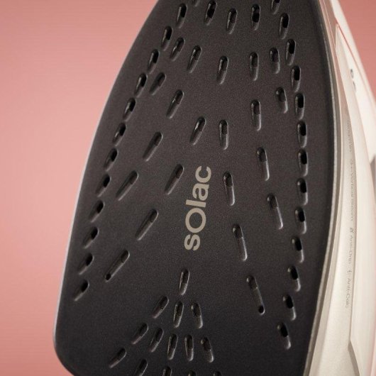 Plancha Solac Optima 3000W suela cerámica vapor 180g/min antical antigoteo