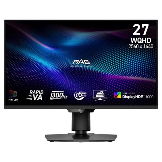 Monitor PC MSI MAG 274QPFDE X30MV 27" Wide Quad HD 300Hz VA HDR1000 Regolabile in altezza