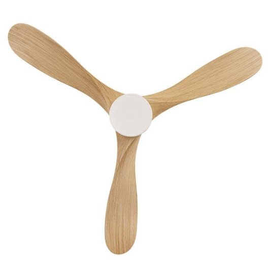 Ventilador de techo Taurus Fresko Forest 3b 40W 132cm madera 6 velocidades luz LED