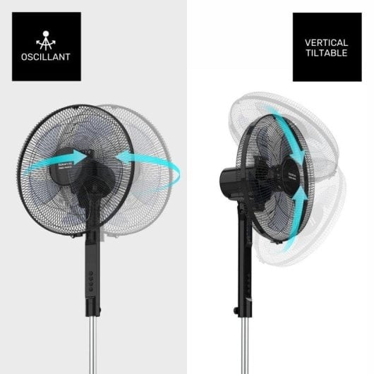 Ventilador Taurus Boreal 16CR Silence 30W 12 Velocidades Silencioso Negro