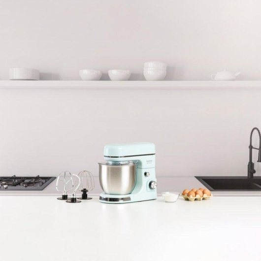 Batidora Taurus Mixing Chef Gusto 1300 W 8 Velocidades Bol 5 L Acero Inoxidable