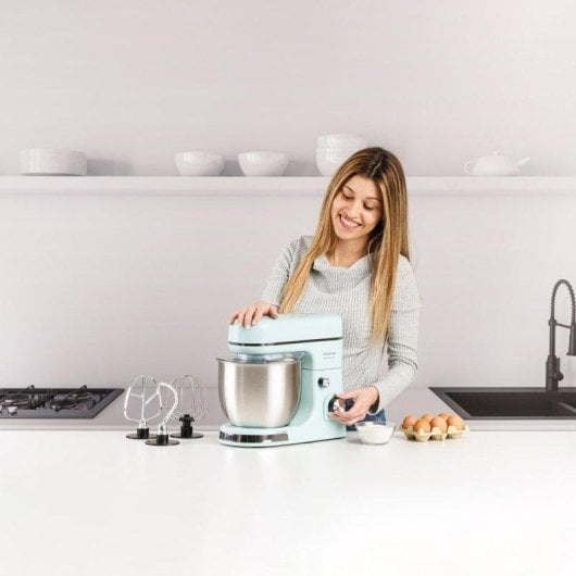 Batidora Taurus Mixing Chef Gusto 1300 W 8 Velocidades Bol 5 L Acero Inoxidable
