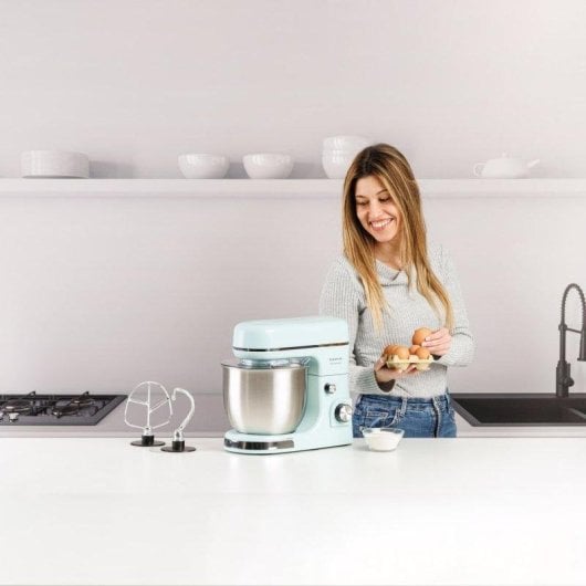 Batidora Taurus Mixing Chef Gusto 1300 W 8 Velocidades Bol 5 L Acero Inoxidable