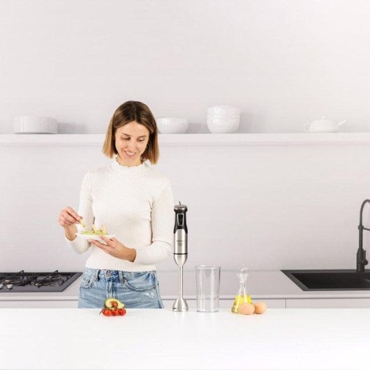 Batidora Taurus HBA2300X 2300 W 4 cuchillas inox velocidad regulable turbo vaso 1 L