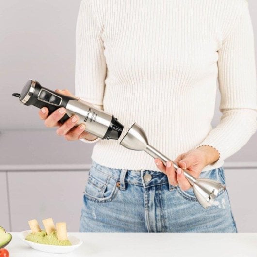 Batidora Taurus HBA2300X 2300 W 4 cuchillas inox velocidad regulable turbo vaso 1 L