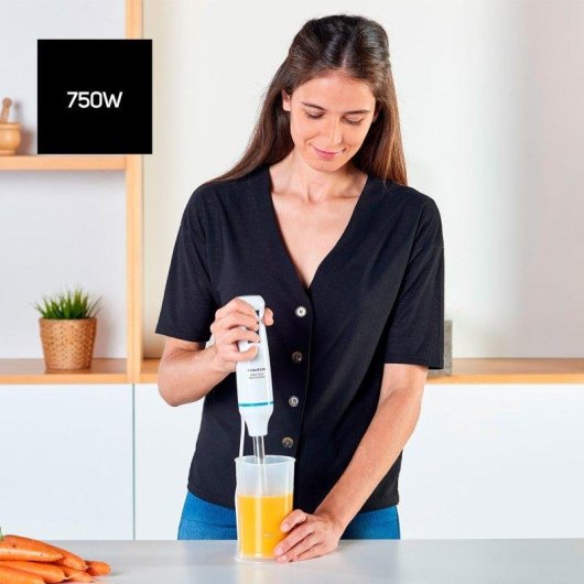 Batidora Taurus Robot 750 Easy Plus Inox 750W Turbo Rotation System Inoxidable