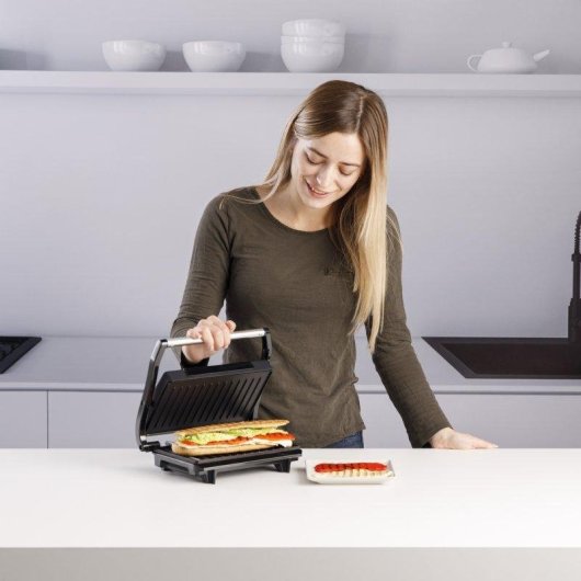 Sandwichera Taurus Amazing GR1700 placas grill antiadherentes 700W gris