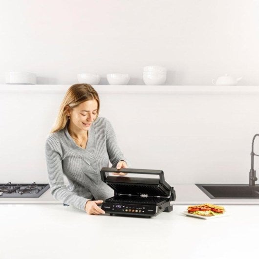Plancha Grill Taurus Asteria Digital 2000 W superficie 29x23 cm pantalla digital