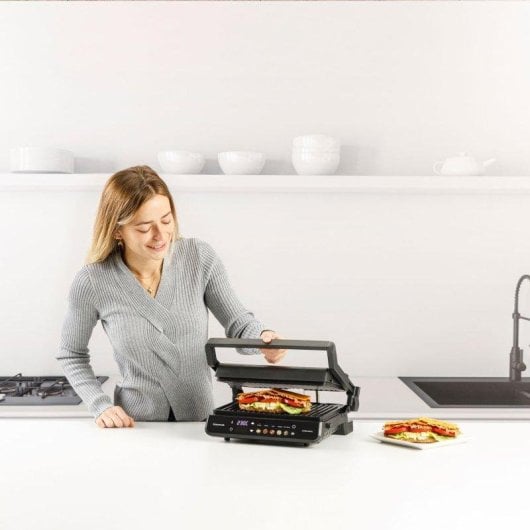 Plancha Grill Taurus Asteria Digital 2000 W superficie 29x23 cm pantalla digital