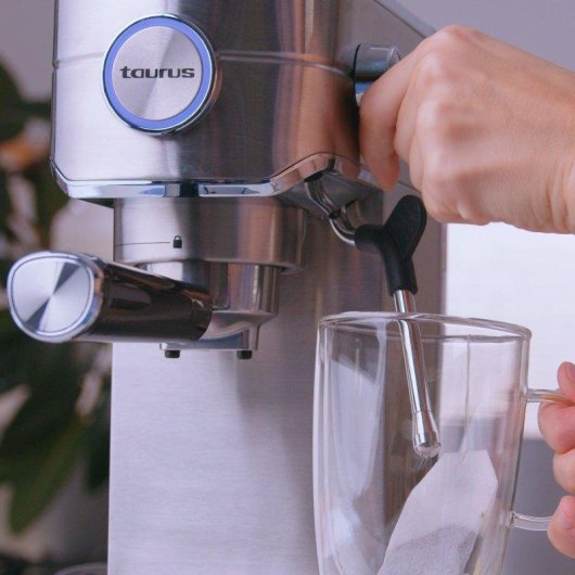 Cafetera Espresso Taurus Euforia 1L 20 Bares con vaporizador y Supreme Cream