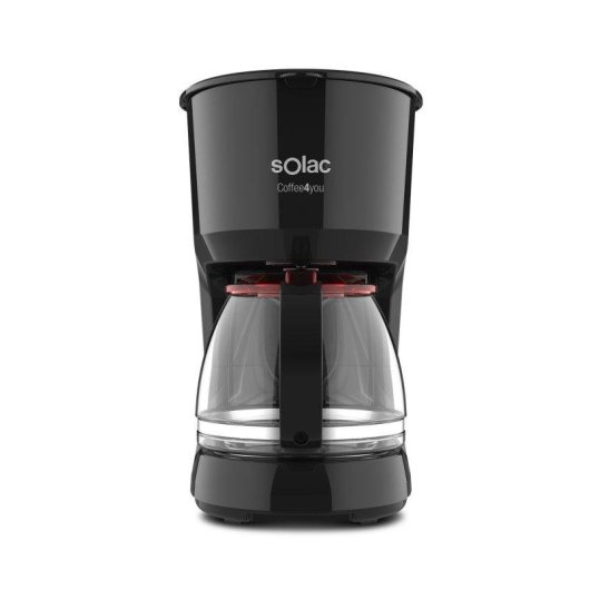 Cafetera de Goteo Solac Coffee4you 1,25L 12 Tazas Sistema antigoteo filtro lavable