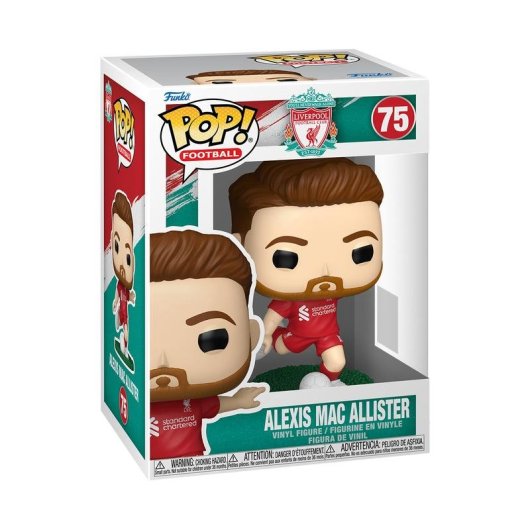Figura Funko Pop FUNKO Alexis Mac Allister Liverpool vinile 10,2 cm