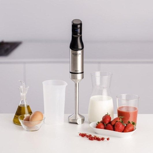 Batidora Taurus HB1500XE 1500W acero inoxidable potencia variable antisalpicaduras