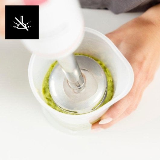 Batidora Taurus Robot 1000 Inox 1000W 2 Velocidades Turbo Rotation System Blanco