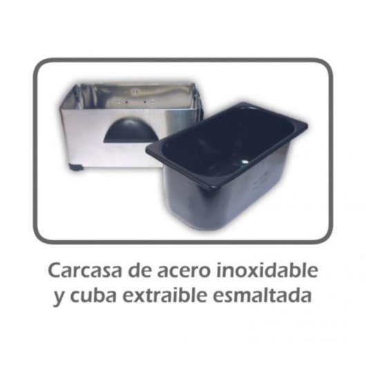 Freidora MX Onda MX-FR2127 3L 2300W Acero inoxidable con termostato y filtro antiolores