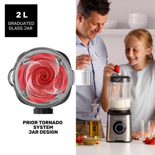 Batidora Taurus Prior Advance 1800 1800W 2L 4 funciones táctil cristal