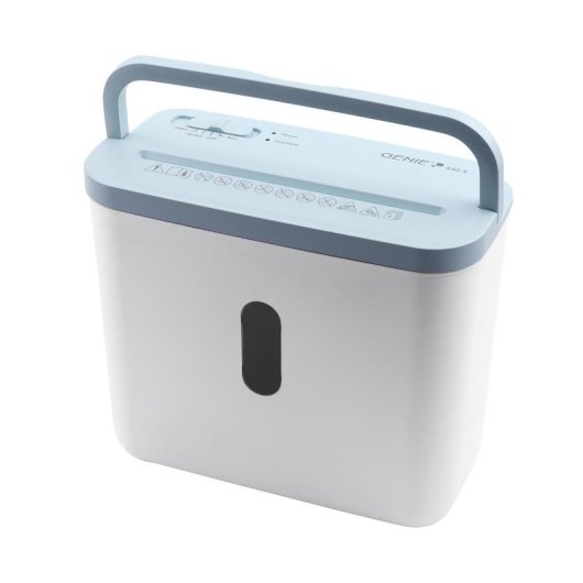 Destructeur de papier GENIE 440 X Blue coupe croisée 4x38 mm 8L bleu blanc