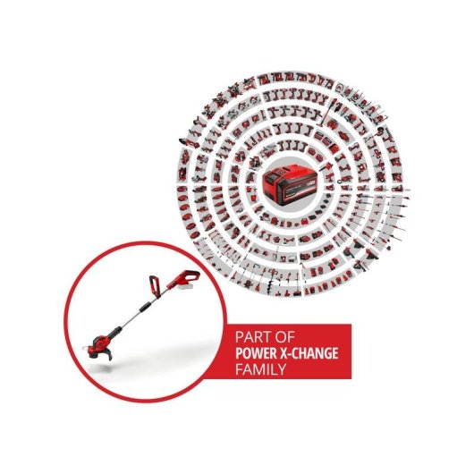 Tagliabordi Einhell GE-CT 18/28 Li-Solo 28 cm batteria impugnatura D