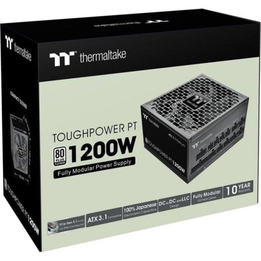 Fuente de Alimentación Thermaltake Toughpower PT 1200W 80 PLUS Platinum modulaire