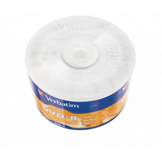 DVD Verbatim 43791 4,7GB 16x pack 50 Surface Mate