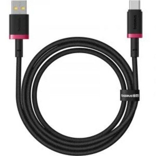 Cable Baseus P10377802U01-01 1m USB-C 60W Charge Rapide Noir Rouge