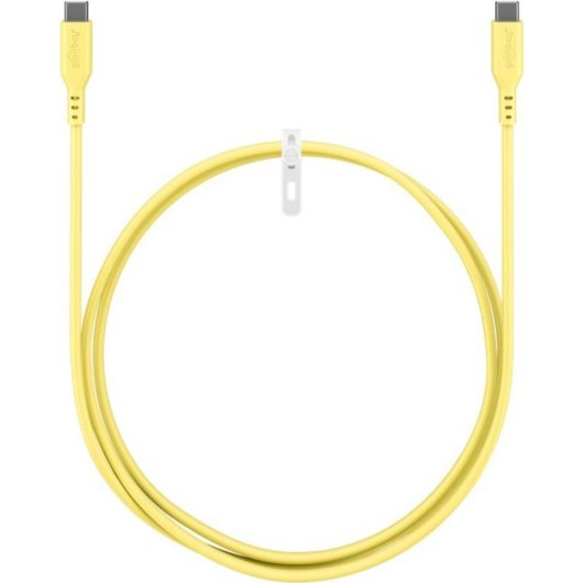 Cable Goobay 77742 USB-C 1,5 m Jaune Silicone Charge Rapide