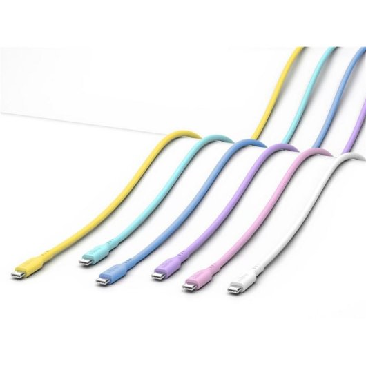 Cable Goobay 77742 USB-C 1,5 m Jaune Silicone Charge Rapide