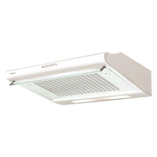 Campana extractora Edesa ECS-6213 WH Ducted/Recirculating 60 cm LED blanca