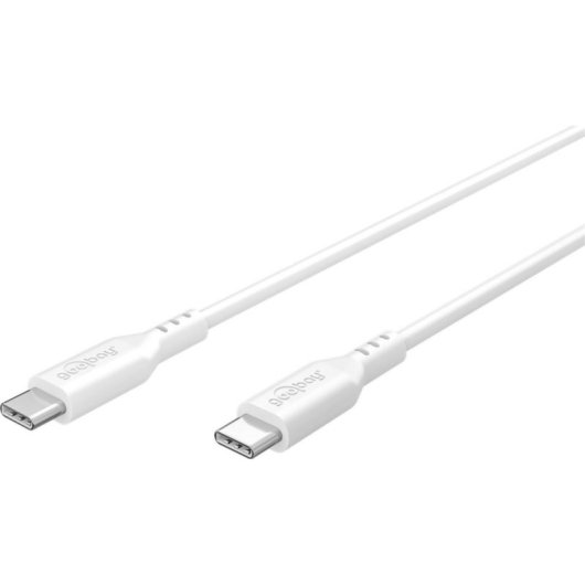 Cable Goobay 77743 USB-C 1,5 m Blanc Charge Rapide Silicone