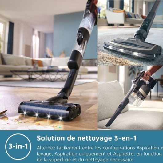 Akku-Staubsauger Wischsauger Philips XW7264/11 Serie 7000 160W 30min Wischfunktion